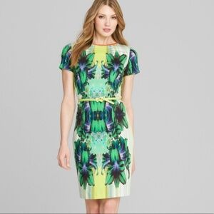 Elie Tahari Angie Mirrored Orchid Dress
